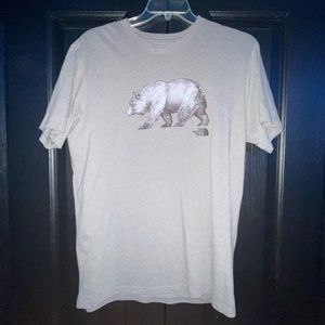the north face bear crew tee shirt size l